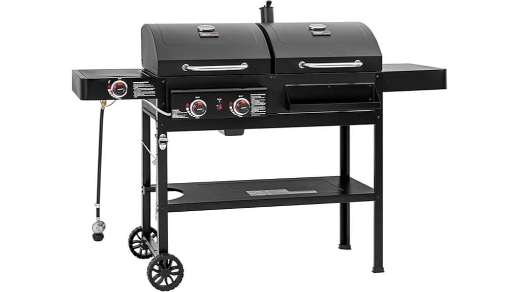 compact versatile combo grill