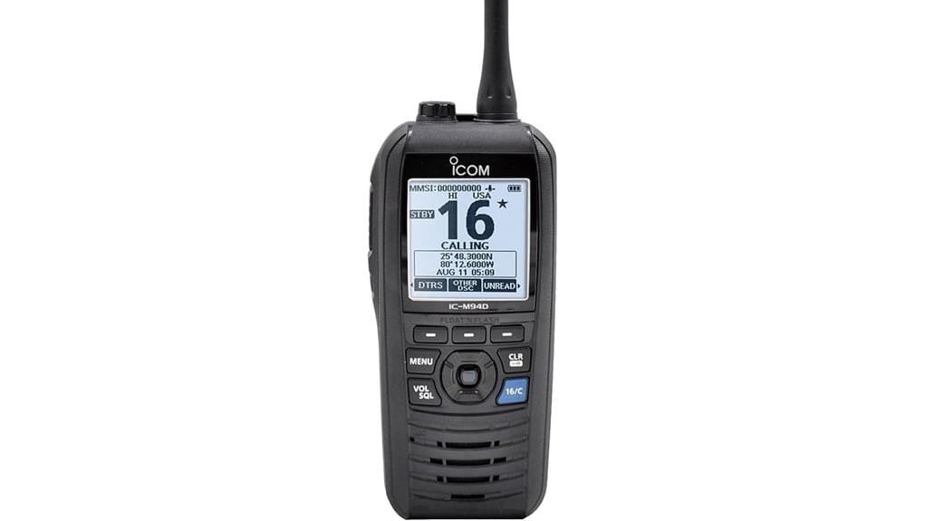 compact vhf marine transceiver