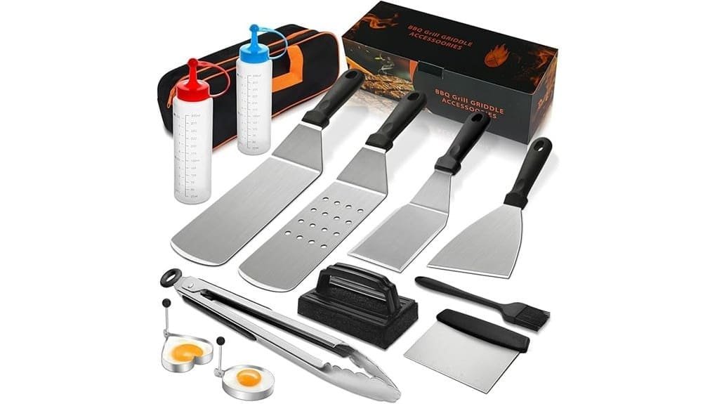 complete 14 piece griddle accessory kit