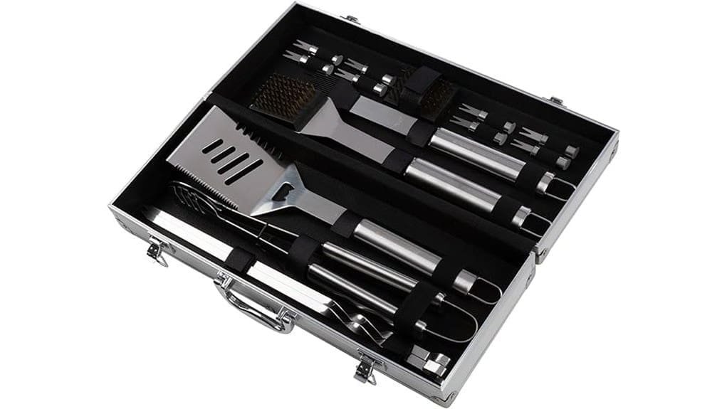 comprehensive 16 piece bbq kit