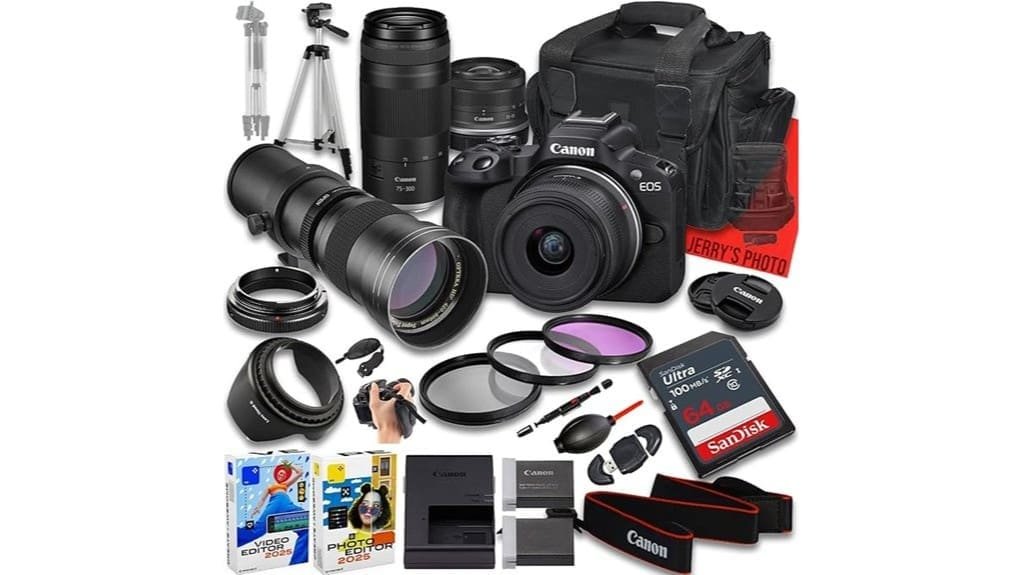 comprehensive canon eos r50 bundle