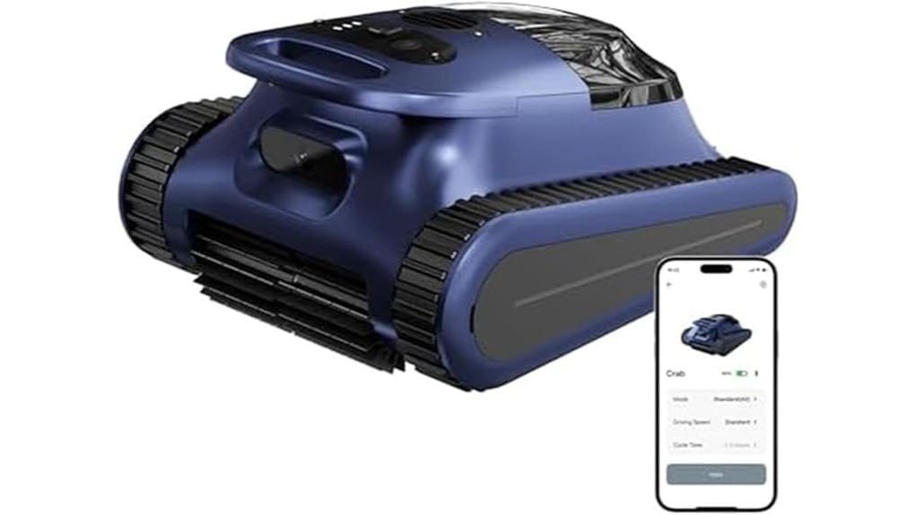 cordless robotic pool vacuum