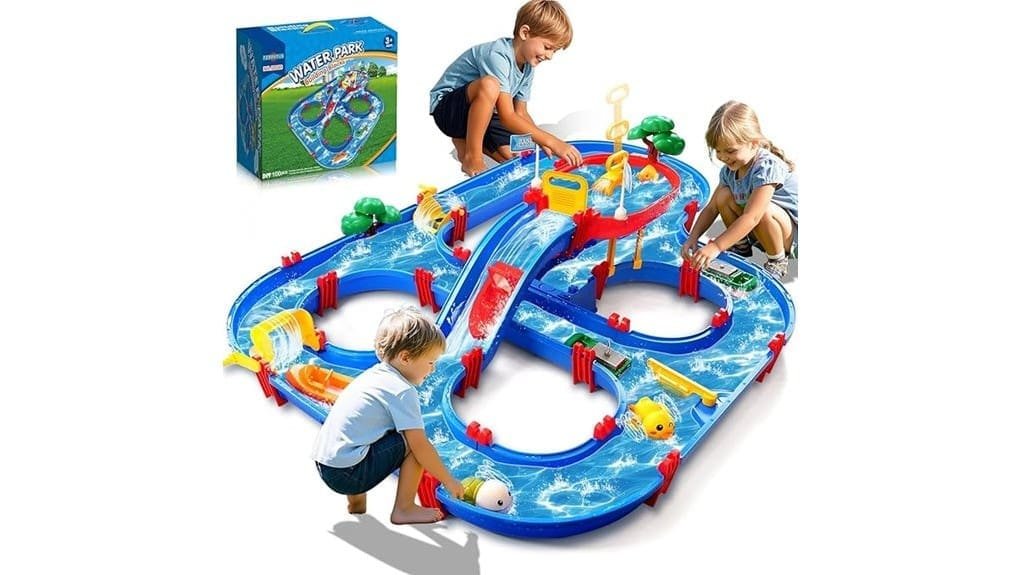 double tier interactive water play