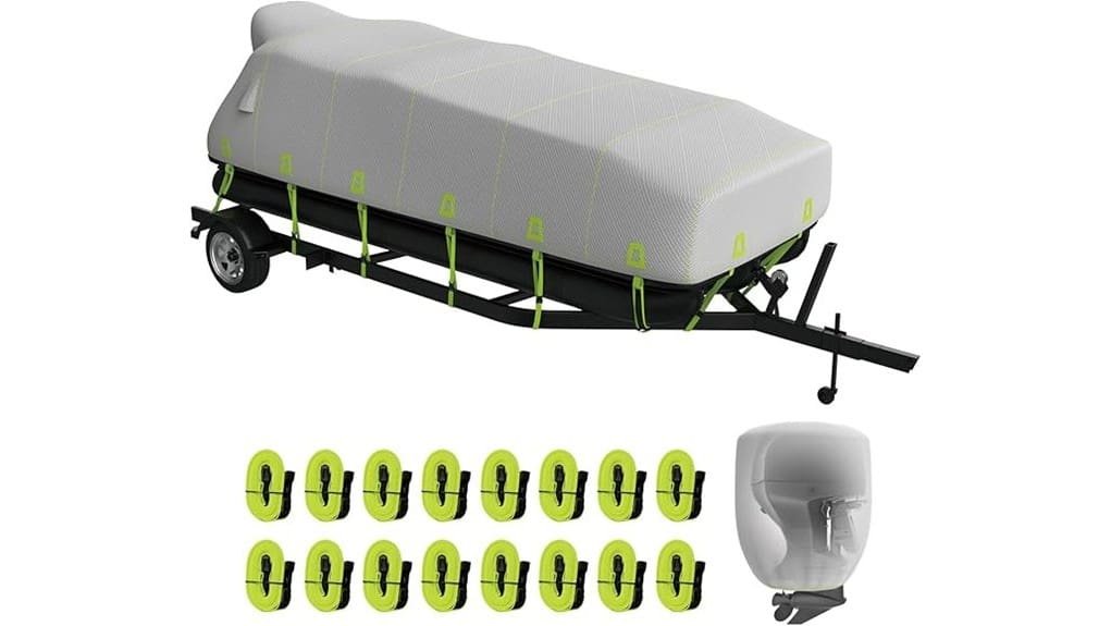durable 21 24ft pontoon cover