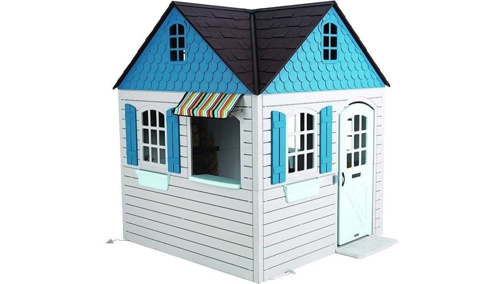 durable plastic outdoor playhouse