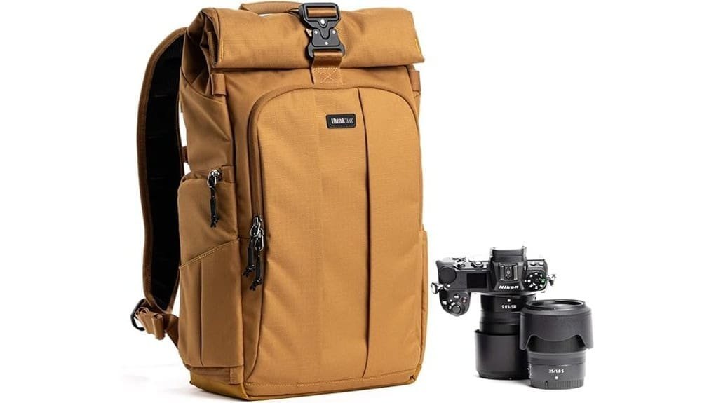 durable rolltop camera pack