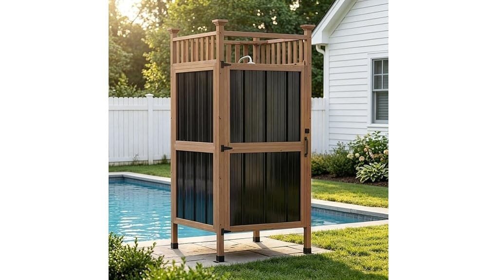 gdlf outdoor shower enclosure