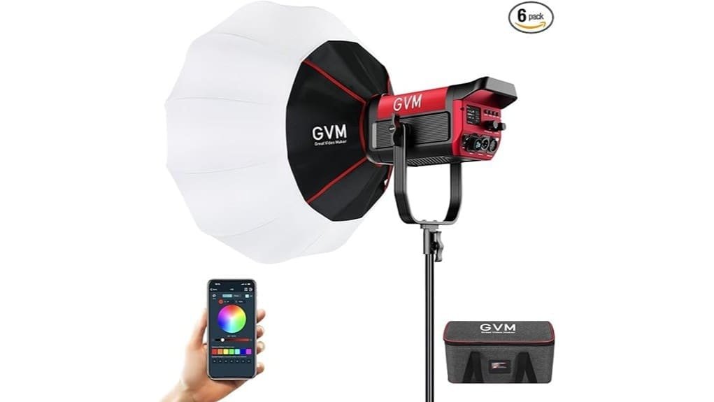 gvm 300w rgb video light