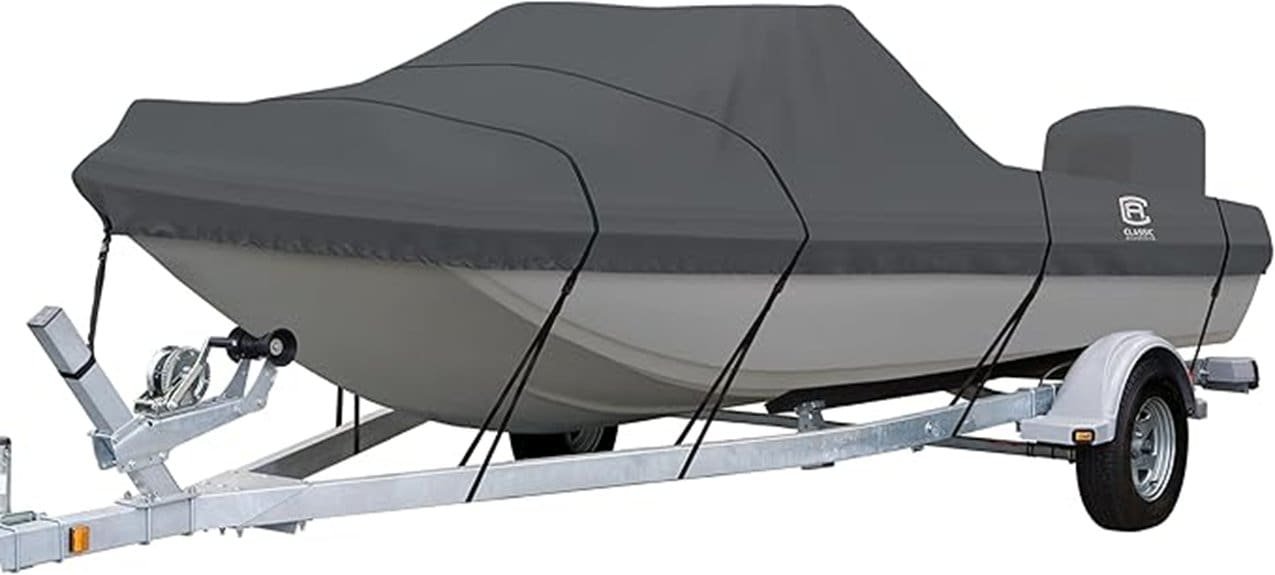 heavy duty tri hull outboard cover