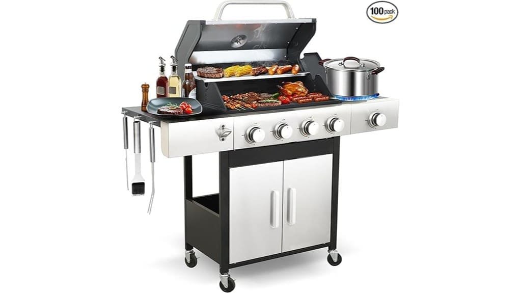 high powered propane grill review