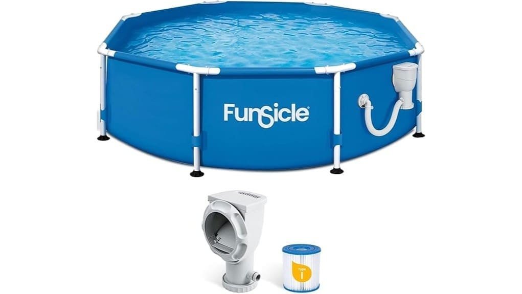 inflatable 8x30 inch aboveground pool