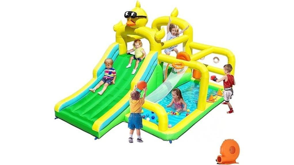 inflatable duck themed bouncehouse review