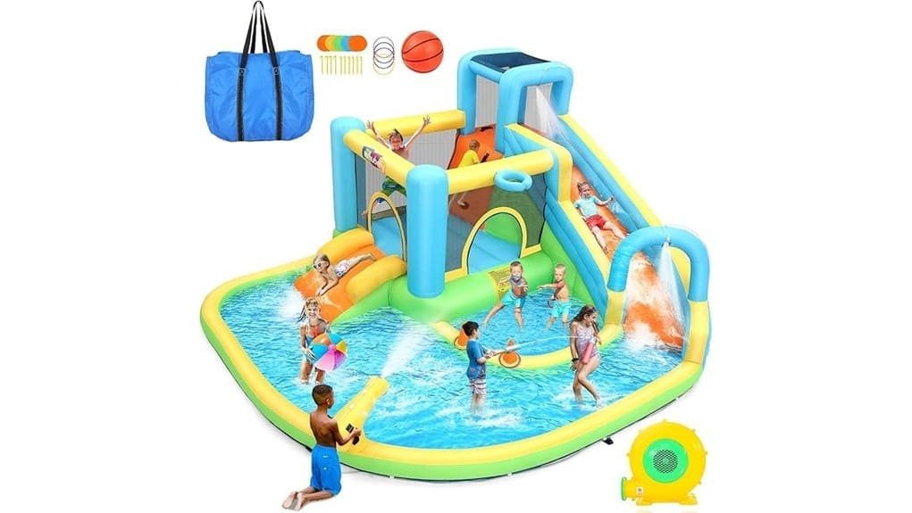 inflatable water bounce park