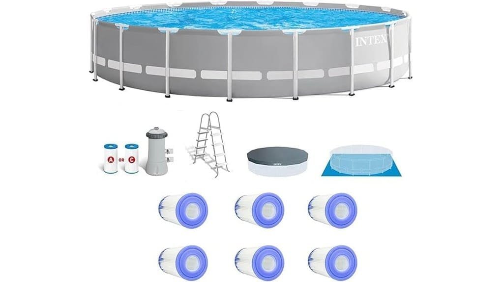 intex prism frame pool