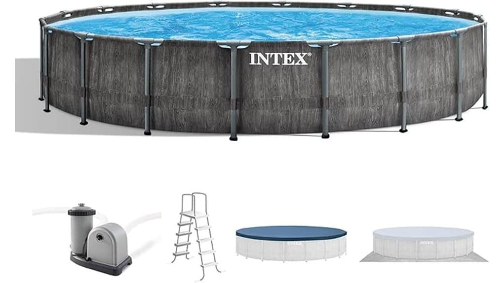 intex prism round above ground