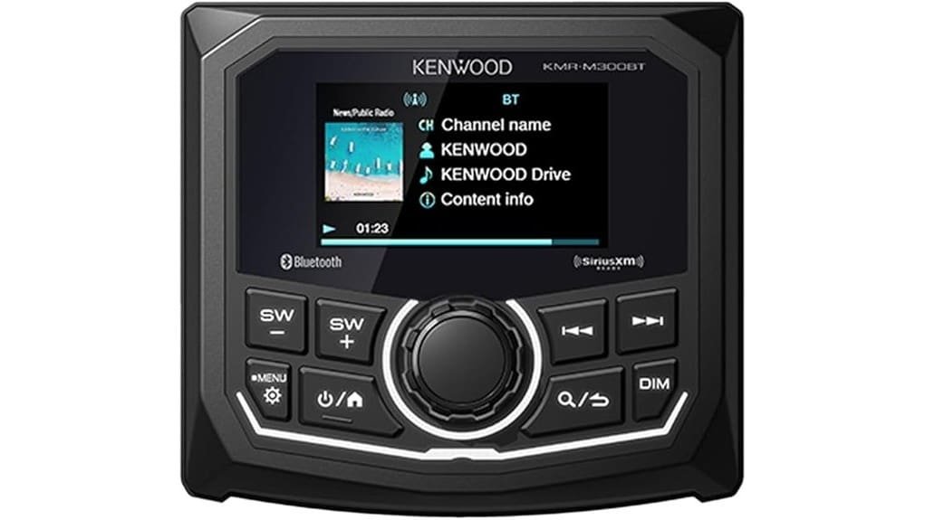 kenwood marine gauge receiver