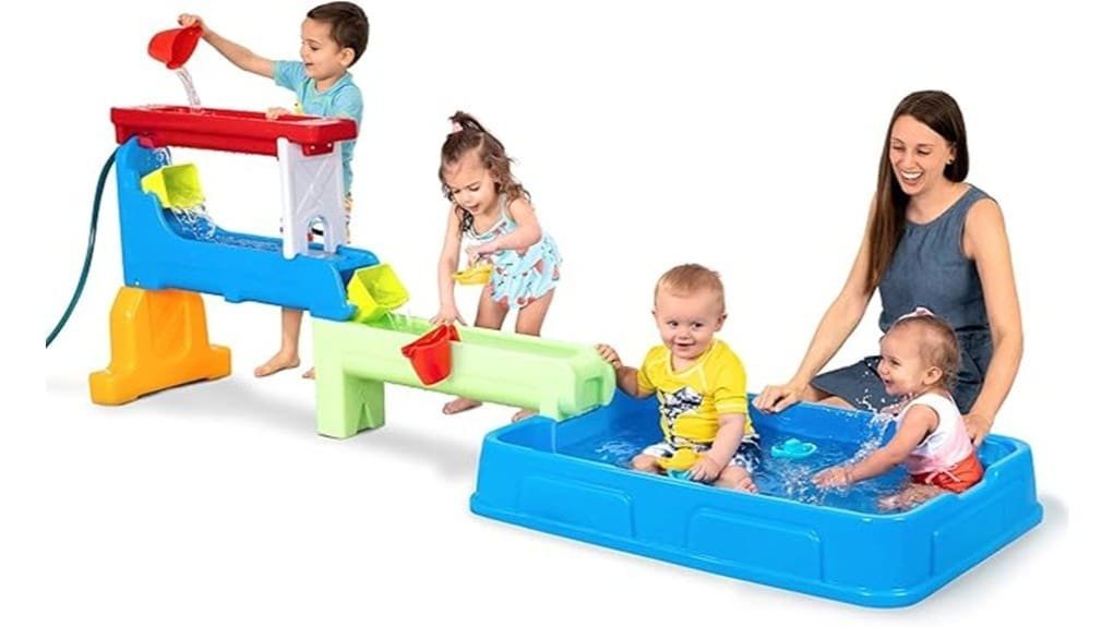 kids colorful interactive waterplay table