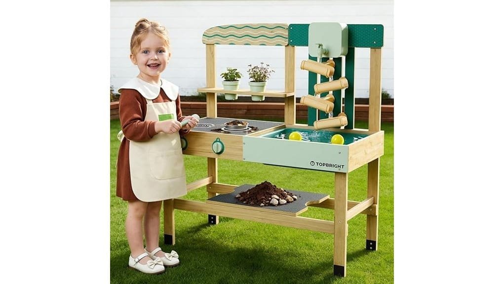 kids portable outdoor mud kitchen