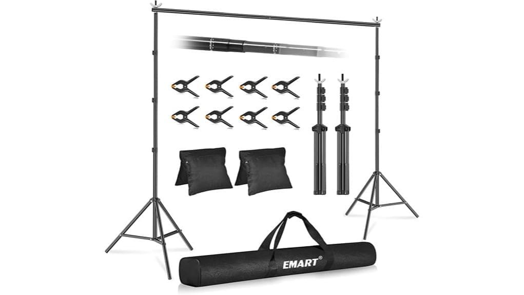 large portable backdrop stand
