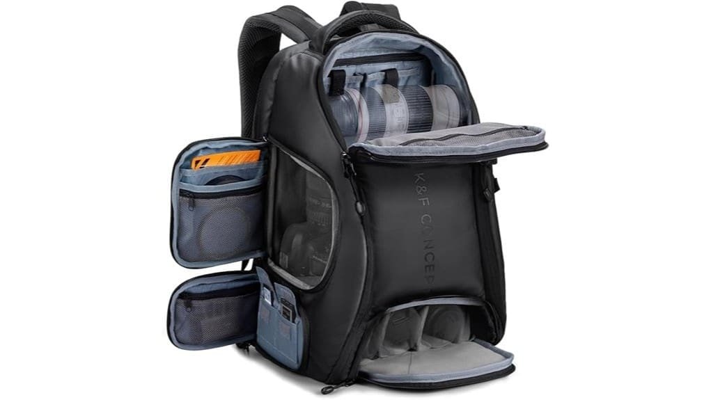 lightweight rugged adjustable camera backpack