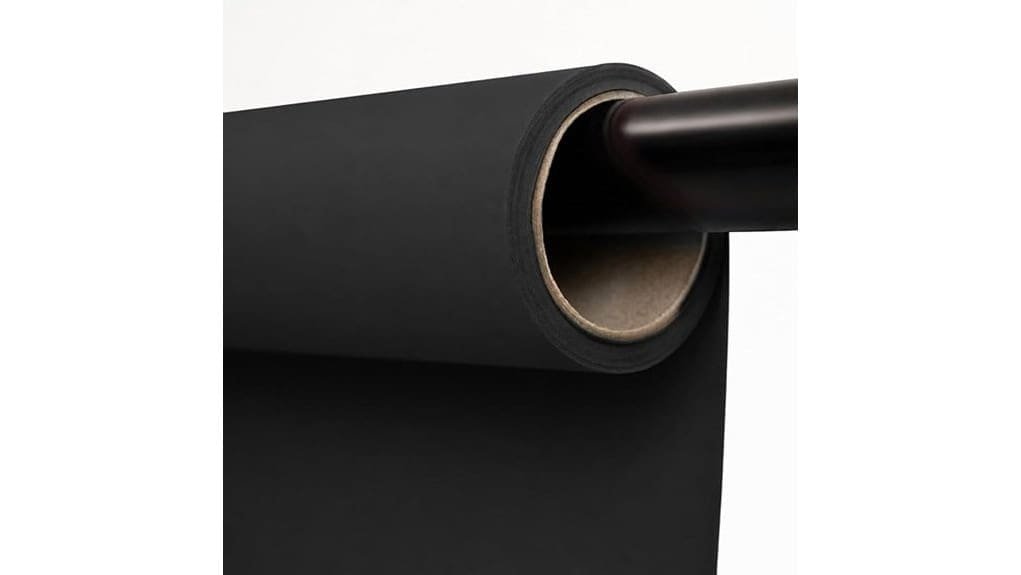 matte black seamless photography backdrop