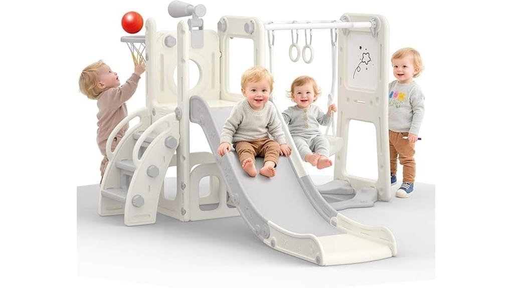 nine in one toddler playset features