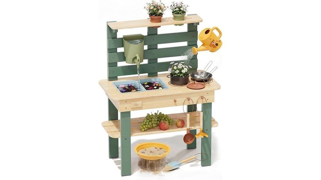 outdoor kids mud kitchen