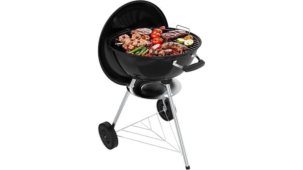 portable 18 inch charcoal kettle
