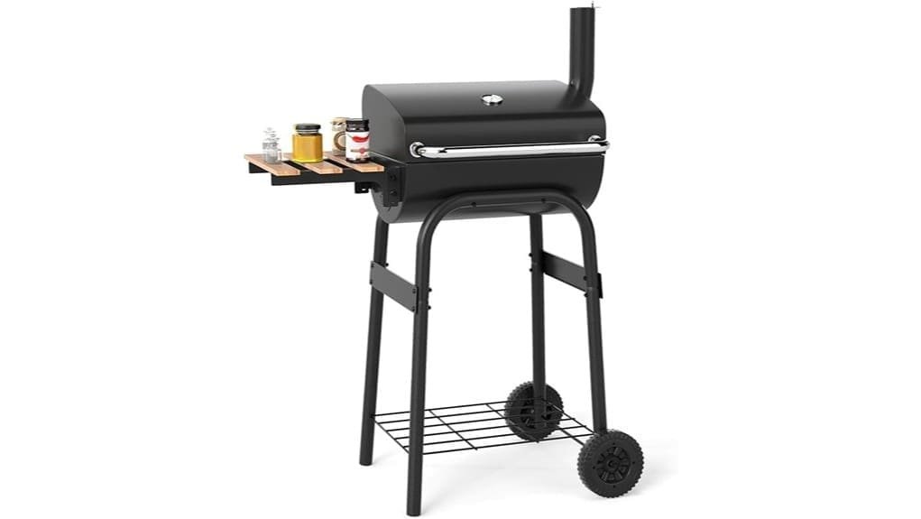 portable foldable charcoal grill