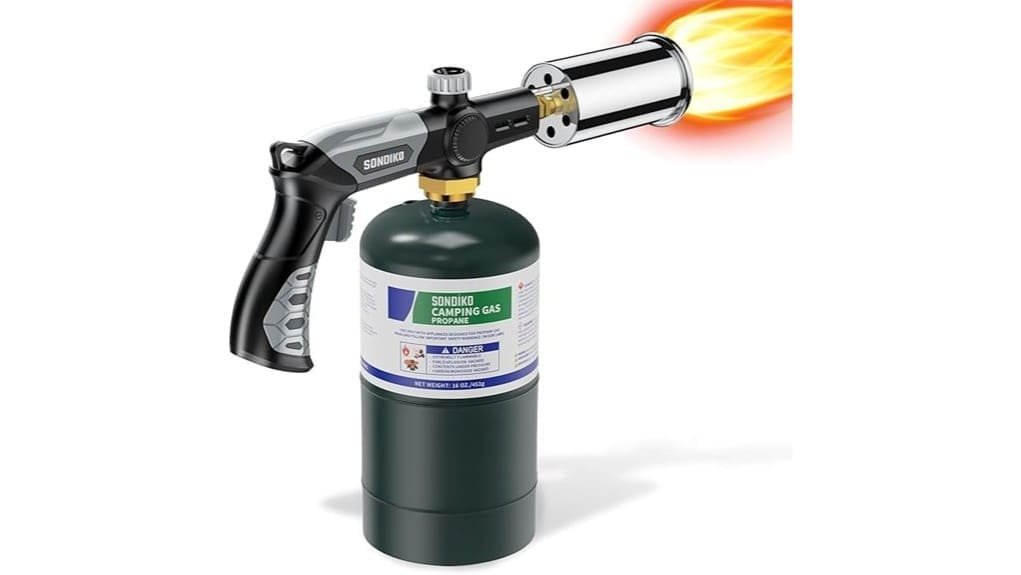 portable high powered culinary torch