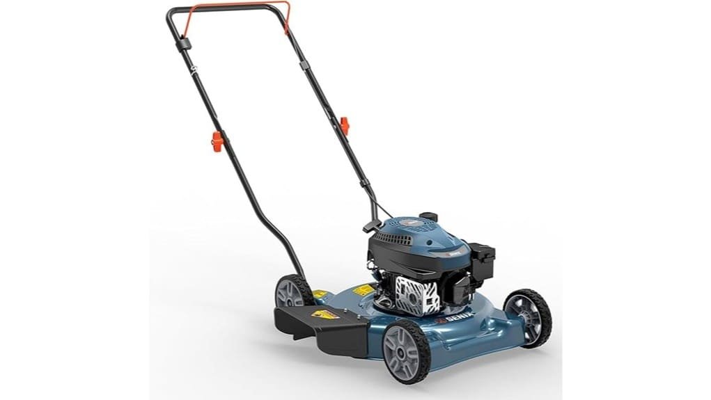 powerful 20 inch 144cc mower