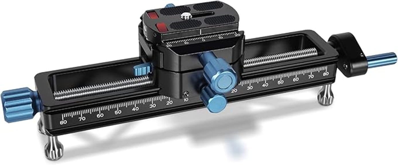 precise macro focusing rail