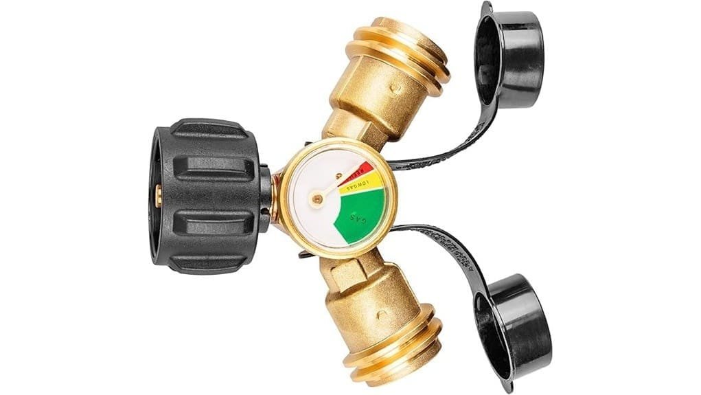 propane tank splitter gauge