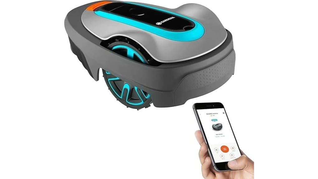 quiet compact reliable robotic mower