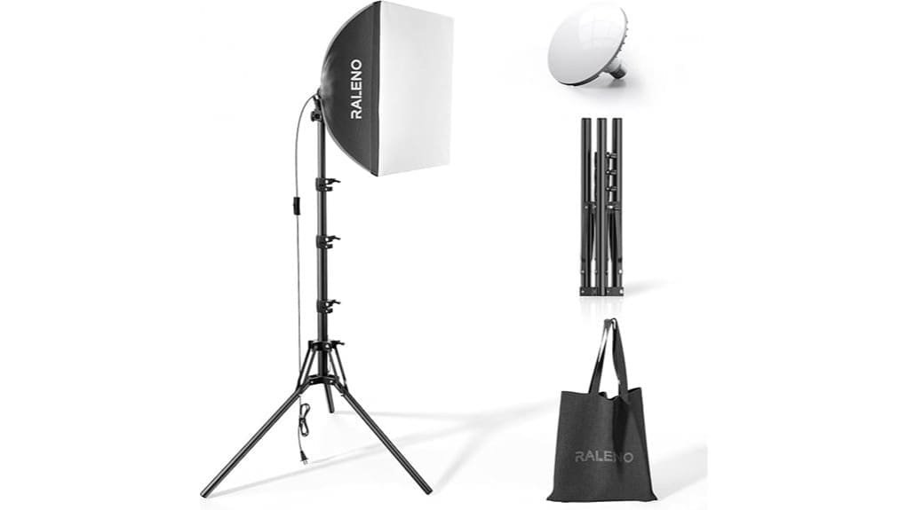 raleno softbox lighting kit