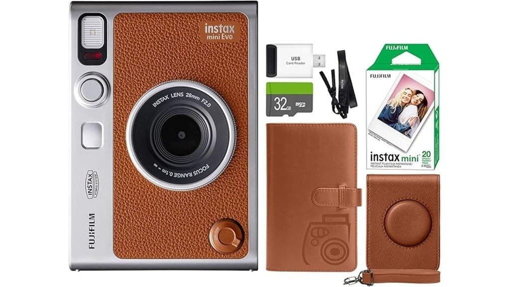 retro modern instant photo hybrid