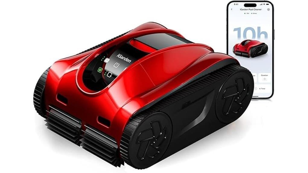 robotic cordless pool cleaner