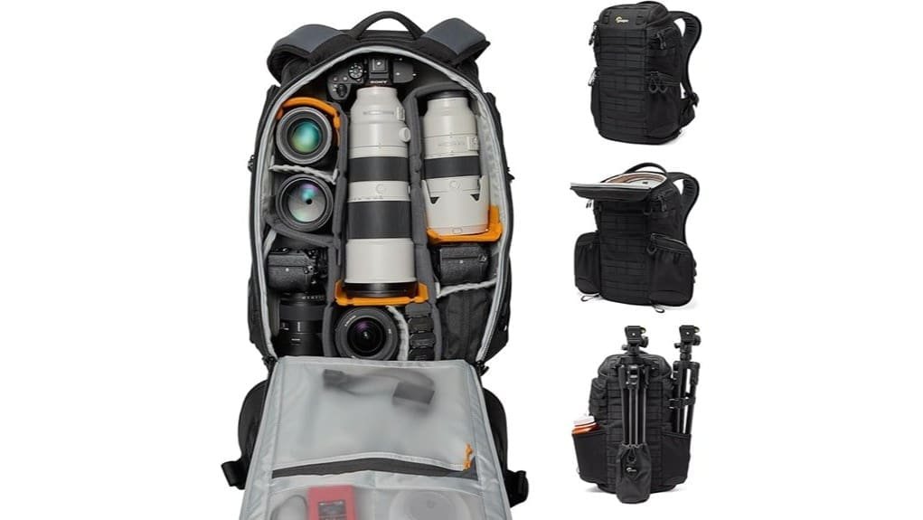 rugged professional camera backpack