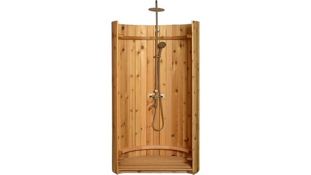 rustic red cedar brass
