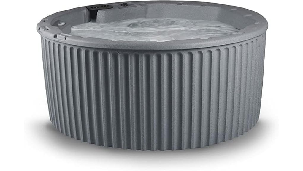 spacious portable soaking tub