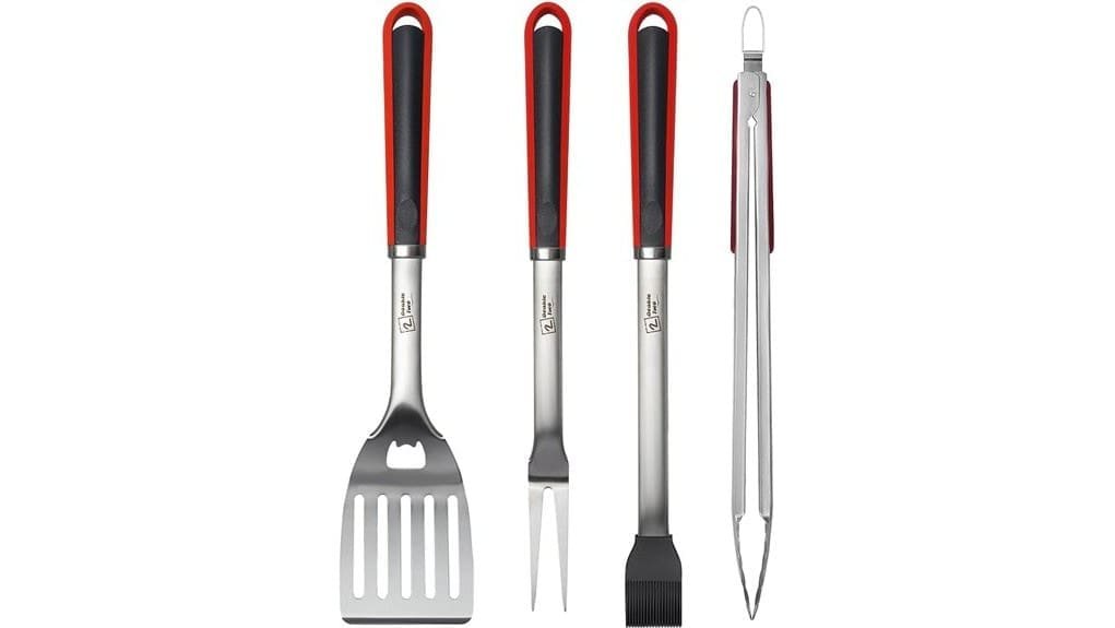stainless steel four piece bbqtools