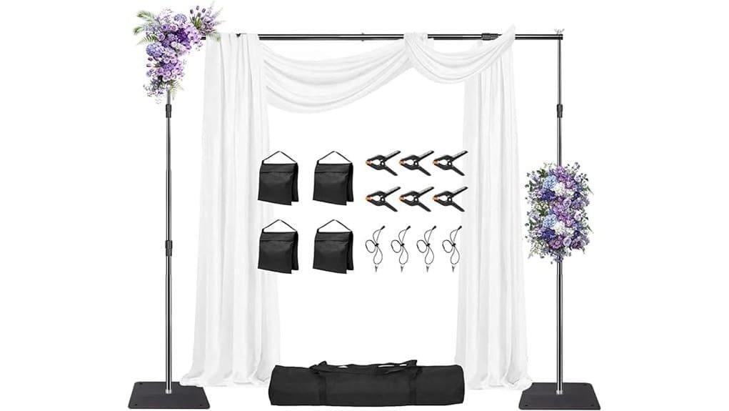 sturdy 10x10ft backdrop kit