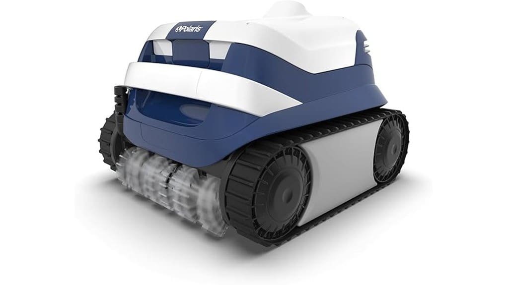 thorough robotic pool vacuuming