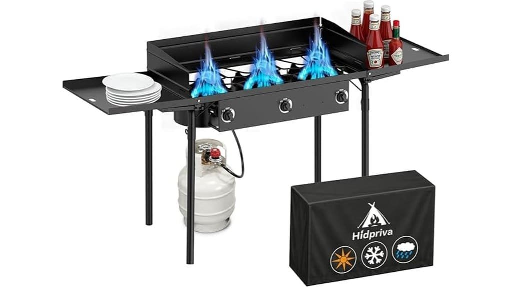 three burner propane stove review