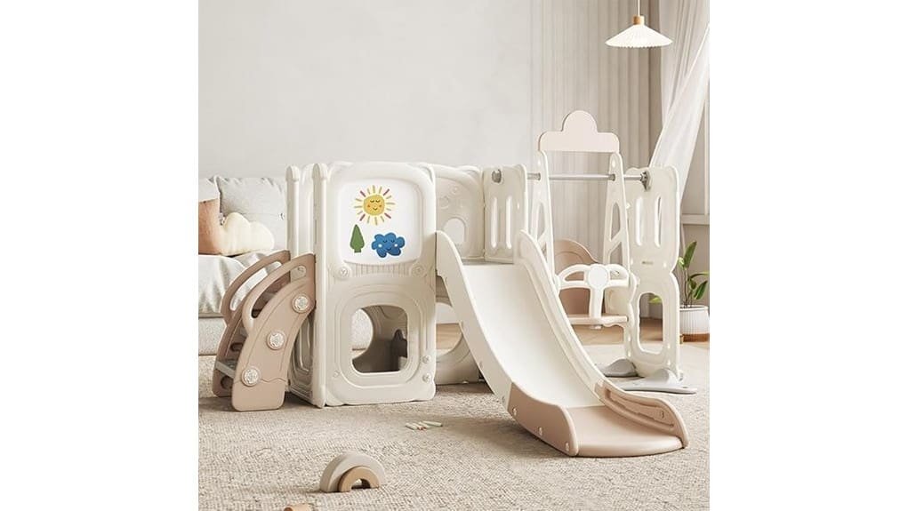 toddler slide swing climber combo