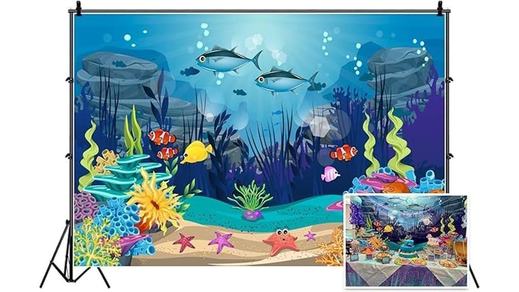 underwater seascape backdrop review