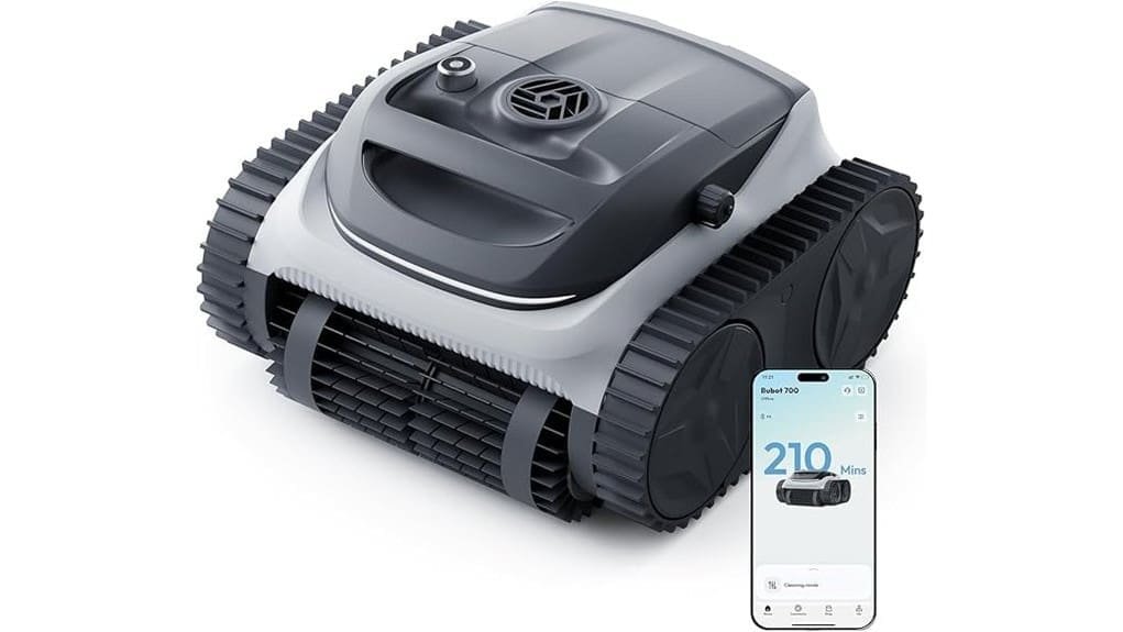 upgraded cordless robotic pool vacuum