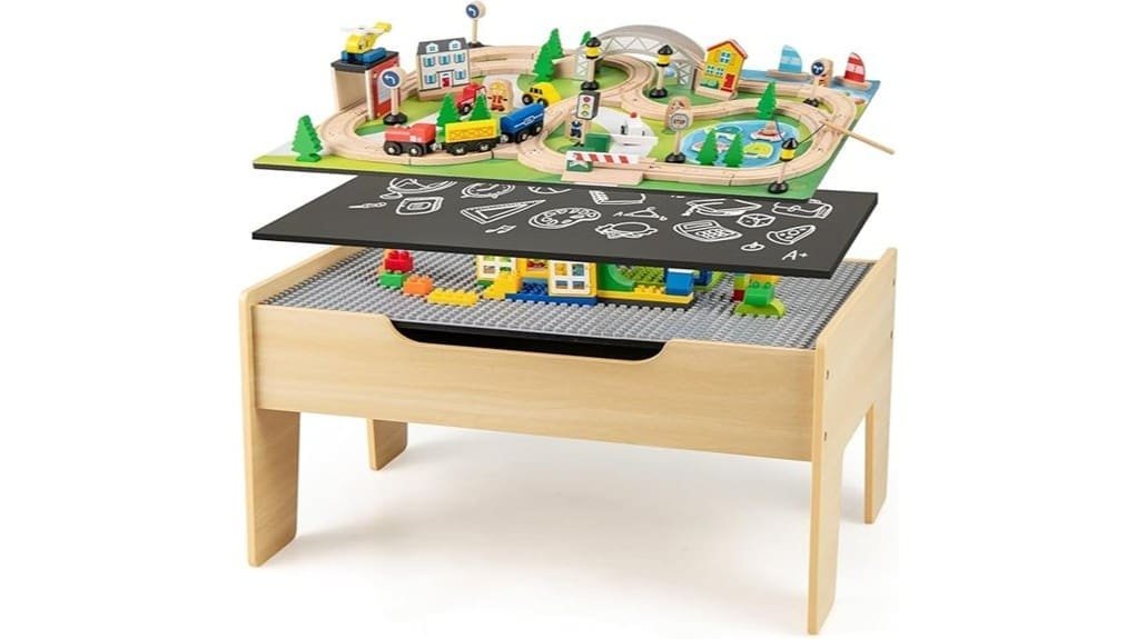 versatile 5 in 1 toddler table