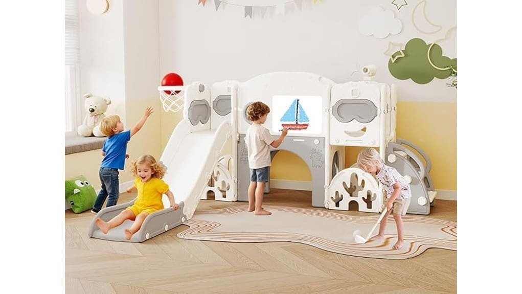 versatile compact indoor toddler playground