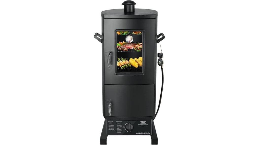 vertical propane smoker review